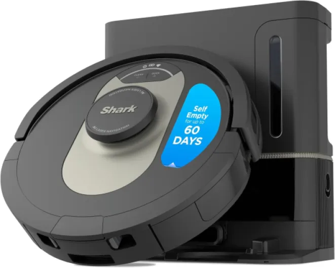 AV2501AE AI Robot Vacuum with XL HEPA Self-Empty Base, Bagless, 60-Day Capacity, LIDAR Navigation, Perfect for Pet Hair, Compatible with Alexa, Wi-Fi Connected, Carpet & Hard Floor, Black AI Dry Auto Empty upto 60 Days