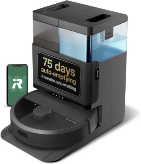 Roomba Plus 405 (G181) 2in1 Vacuum & Mop Robot with AutoWash Dock - Dual Spinning Mop Pads, Smart & Fast Mapping, Ideal for Pet Hair, Self-empties 75 days, Intense Suction, Pad Washing & Drying Roomba 405 (G181)