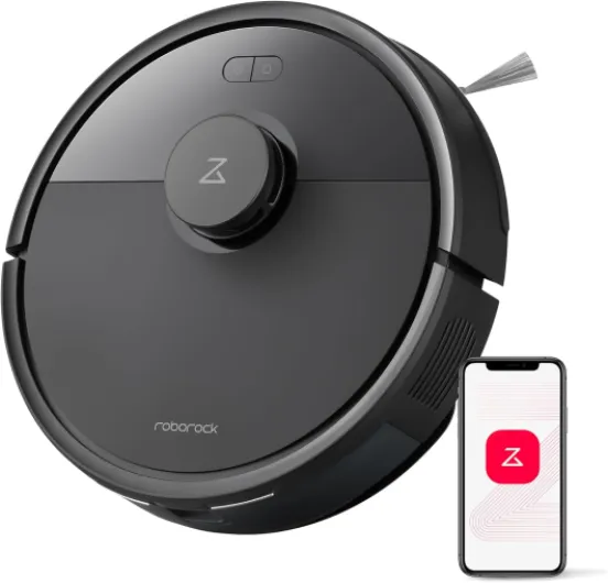 Q7 L5 Robot Vacuum and Mop Combo, 8,000Pa Suction, Upgraded from Q5 Pro, Dual Anti-Tangle System, LiDAR Navigation, Multi-Level Mapping, Self-Charging Robotic Vacuum Cleaner, Black Q7 L5 (Black)