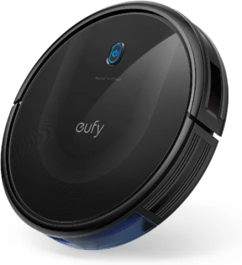 Eufy Like-New BoostIQ RoboVac 11S MAX, Robot Vacuum Cleaner, Super-Thin, Powerful Suction, Quiet, Self-Charging Robotic Vacuum Cleaner, Cleans Hard Floors to Medium-Pile Carpets, Black (Renewed) 11S MAX (acceptable)
