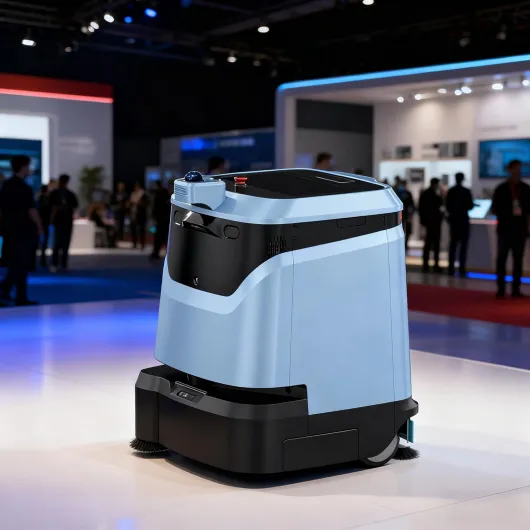 Commercial Cleaning Robot, Fully Customizable Industrial Floor Scrubber, Autonomous Self-Charging Cleaner for Multiple Scenarios