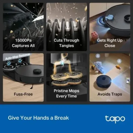 Tapo RV50 Pro Omni Review: strong suction, smart dock… and a few annoying details