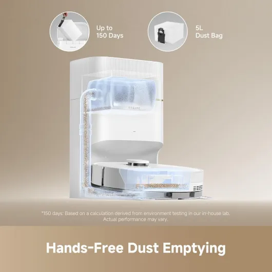 D20 Pro Plus Robot Vacuum, 13,000Pa Suction, DuoBrush for Pet Hair, Corner Cleaning, Self-Emptying, LDS Navigation & Laser Avoidance, 2-in-1 Vacuum&Mop, Hard Floors&Carpets, 5,200mAh Battery