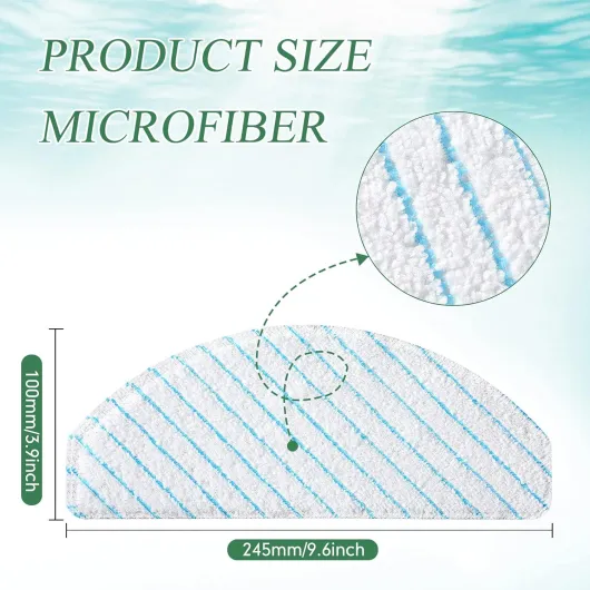 Chengu 100 Packs Vacuums Floor Cleaning Machines Disposable Mop Pads Replacement Mopping Cloths Pads Compatible with T9 /T9+ /T8+ /T8 Aivi /N8 Pro /N8 Pro+ Robot Vacuum Cleaner